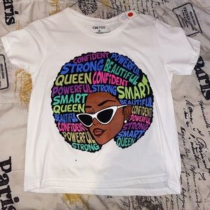 White “Black is beauty full” t-shirt